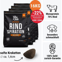 Produktbild von Tales & Tails Hundefutter Rind getreidefrei monoprotein ohne Zuckerzusatz oder Aromastoffe