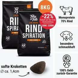 Tales & Tails Hundefutter Rind getreidefrei monoprotein ohne Zuckerzusatz oder Aromastoffe – Bild 1 von 1