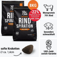 Produktbild von Tales & Tails Hundefutter Rind getreidefrei monoprotein ohne Zuckerzusatz oder Aromastoffe