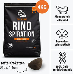 Tales & Tails Hundefutter Rind getreidefrei monoprotein und ohne Zucker im Beutel – Bild 1 von 1