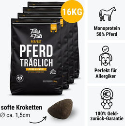 Tales & Tails Hypoallergenes Pferdefutter Getreidefrei Monoprotein Sensitive Kroketten – Bild 1 von 1