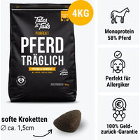 Produktbild von Tales & Tails Hypoallergenes Pferdefutter Monoprotein Getreidefrei Sensitive Kroketten