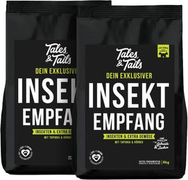 Tales & Tails InSektempfang Halbfeuchtes Trockenfutter für Hunde Adult Getreidefrei mit Insekten 2x 4kg – Bild 1 von 9