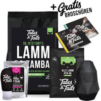 Produktbild von Tales & Tails Intelligenzspielzeug Trainings- und Beschäftigungspaket für Hunde in Schwarz mit Lamm, Lachs und Fisch