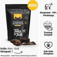 Produktbild von Tales & Tails Kausnack für Pferde Monoprotein Sensitive 400g