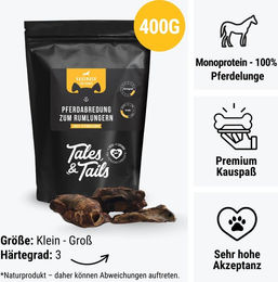 Produktbild von Tales & Tails Kausnack für Pferde Monoprotein Sensitive 400g