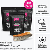 Produktbild von Tales & Tails Kausnack Lachs Monoprotein ohne Farb- und Aromastoffe 500g