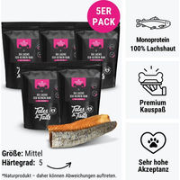 Produktbild von Tales & Tails Kausnack Lachs Monoprotein ohne Farb- und Aromastoffe 500g