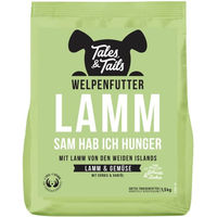 Produktbild von Tales & Tails LammSam Trockenfutter für Welpen mit Lamm Monoprotein und hohem Fleischanteil 1,5kg