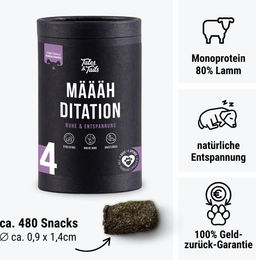 Tales & Tails Määähditation Funktionssnack für Katzen mit Lamm 325g – Bild 1 von 1