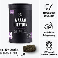 Produktbild von Tales & Tails Määähditation Funktionssnack für Katzen mit Lamm 325g
