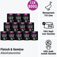 Produktbild von Tales & Tails Monoprotein Nassfutter Ente Hypoallergen für Allergiker