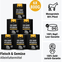 Produktbild von Tales & Tails Monoprotein Pferd Futter Dose