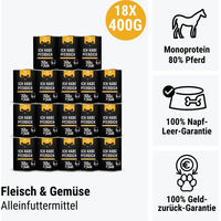 Produktbild von Tales & Tails Monoprotein Sensitive Pferdefutter Dose 400g