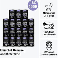 Produktbild von Tales & Tails Nassfutter Dose mit Ziege zur Unterstützung der Verdauung