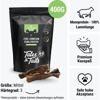Produktbild von Tales & Tails Naturkaukartikel Lamm Rumlungern Monoprotein 400g
