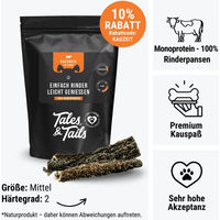 Produktbild von Tales & Tails Naturkaukartikel Rind Monoprotein ohne Farb- und Aromastoffe 400g