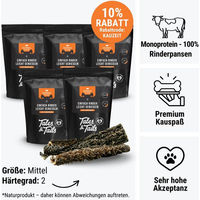 Produktbild von Tales & Tails Naturkaukartikel RinderLeicht Monoprotein ohne Farb- und Aromastoffe 400g