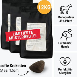 Produktbild von Tales & Tails PferdDient Senior Monoprotein Sensitive Futter für Pferde zur Unterstützung von Gelenken und Verdauung