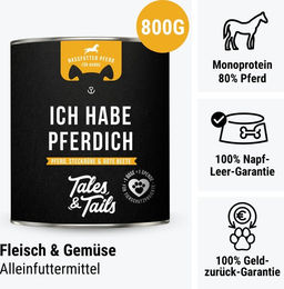 Tales & Tails Pferdefutter Sensitive Monoprotein Dose 400g – Bild 1 von 1