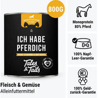 Produktbild von Tales & Tails Pferdefutter Sensitive Monoprotein Dose 400g