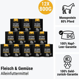 Tales & Tails Pferdich Monoprotein Sensitive Pferdefutter 400g Dose – Bild 1 von 1