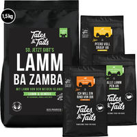 Produktbild von Tales & Tails Probierpaket Hundefutter mit Lamm und Leckerlis für Hunde