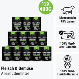 Tales & Tails Rama Lamma Ding Dong Nassfutter Lamm Dose 1 kg – Bild 1 von 1