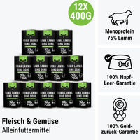 Produktbild von Tales & Tails Rama Lamma Ding Dong Nassfutter Lamm Dose 1 kg
