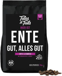 Tales & Tails Softes Trockenfutter Ente Monoprotein für Hunde Adult 4 kg – Bild 1 von 11