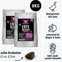 Produktbild von Tales & Tails Welpen Futter Ente Monoprotein Kroketten im Beutel