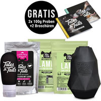 Produktbild von Tales & Tails Welpen Trainingspaket Lamm und Lachs Getreidefrei und Ohne Zucker in der Tube
