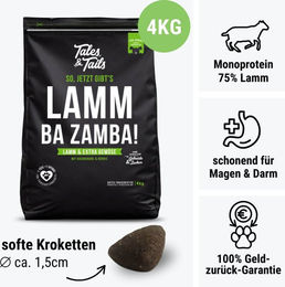 Tales & Tails Zamba! Trockenfutter Lamm Getreidefrei Monoprotein Sensitive mit hohem Fleischanteil – Bild 1 von 1