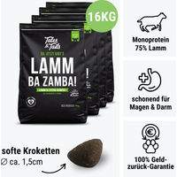 Produktbild von Tales & Tails Zamba! Trockenfutter Lamm Getreidefrei Monoprotein Sensitive mit hohem Fleischanteil