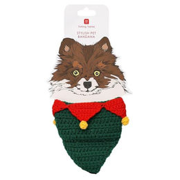Talking Tables Weihnachtliche Hundehalstücher für kleine bis mittelgroße Hunde und Katzen mit Weihnachtsmann-Motiven – Bild 1 von 2