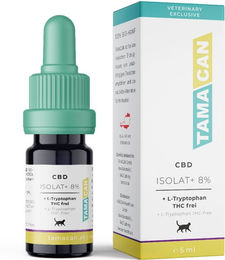TAMACAN ISOLAT+ CBD Öl zur Beruhigung für Katzen mit L-Tryptophan 5ml – Bild 1 von 4
