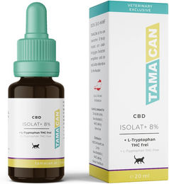 TAMACAN ISOLAT+ CBD Öl zur Beruhigung für Katzen mit L-Tryptophan – Bild 1 von 4