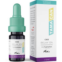 Produktbild von TAMACAN RELAX CBD Öl für Hunde mit L-Tryptophan zur Beruhigung 5ml