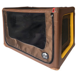 TAMI Aufblasbare Hundebox Backseat-Box mit Airbagfunktion Braun Größe L – Bild 1 von 2