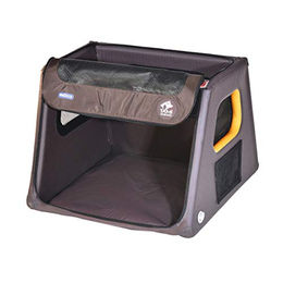 TAMI Aufblasbare Hundebox M Braun mit Airbagfunktion und Wasserabweisender Oberfläche – Bild 1 von 13