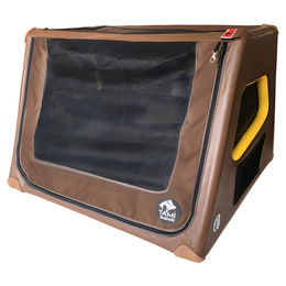 TAMI Aufblasbare Hundebox XXL Braun mit Airbagfunktion für Riesenrassen – Bild 1 von 11