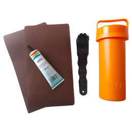 Produktbild von TAMI Reparaturset für Transportboxen mit Patches, Spezialkleber und Ventilschlüssel in Bunt