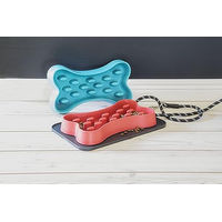 Produktbild von Tarhong Slow Feeder Anti Schling Eimer für Hunde in Rot - 1,4 l