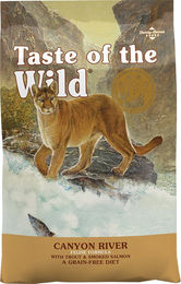 Produktbild von Taste of the Wild Canyon River Feline Trockenfutter für Katzen mit Forelle und Lachs getreidefrei 6,6 kg - 6,6 kg