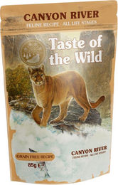 Taste of the Wild Canyon River Katzenfutter mit Forelle Huhn und Truthahn getreidefrei 12 x 85 g - 12 x 85 g – Bild 1 von 1