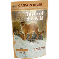 Produktbild von Taste of the Wild Canyon River Katzenfutter mit Forelle Huhn und Truthahn getreidefrei 12 x 85 g - 12 x 85 g