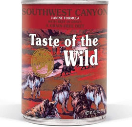 Taste of the Wild Hundefutter Southwest Canyon Rind und Huhn Stückchen in Sauce getreidefrei 12x 390 g - 12 x 390 g – Bild 1 von 3