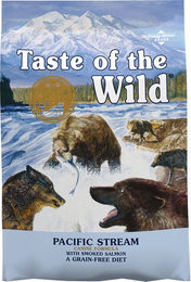 Produktbild von Taste of the Wild Pacific Stream Getreidefreies Trockenfutter mit Lachs und Fisch für Hunde aller Altersstufen 12,2 kg - 12,2 kg