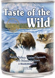 Produktbild von Taste of the Wild Pacific Stream Hundefutter Adult Lachs in Sauce getreidefrei 390 g - 390 g