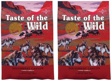 Produktbild von Taste of the Wild Southwest Canyon Hundefutter mit Rind Lamm Wildschwein und Fisch 24,4kg